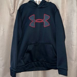 Youth Medium Black Under Armour Hoodie